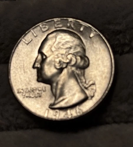 1946-D Silver Washington Quarter Gem BU Lustrous