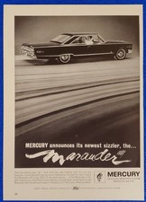 Vintage 1963 Mercury Marauder Original Car Print Ad By Ford Lincoln Mercury Vintage 1963 Mercury Marauder Original Car Print Ad By Ford Lincoln Mercury