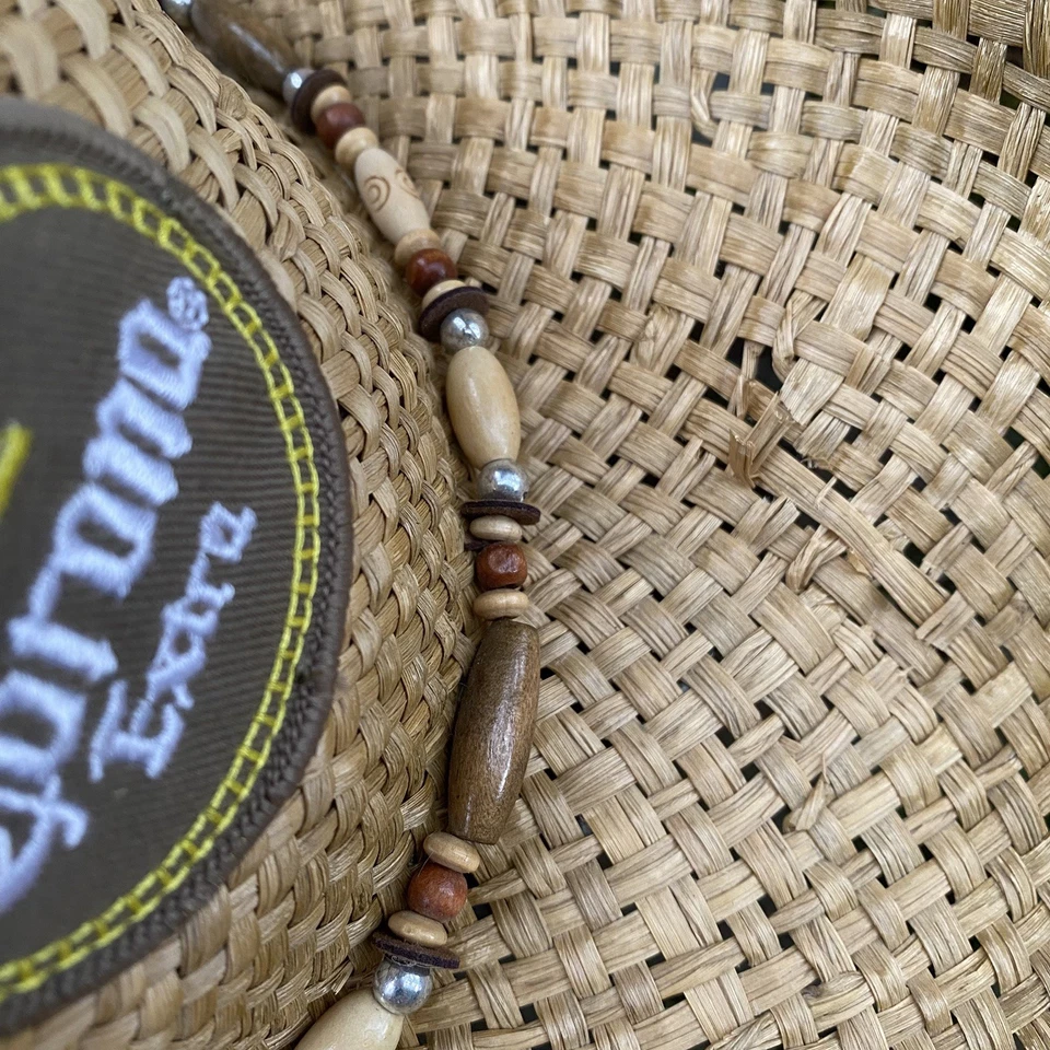 Vintage Y2K Corona Beer Cowboy Western Straw Beach Festival Sun Logo Cowgirl Hat - Image 3 of 4