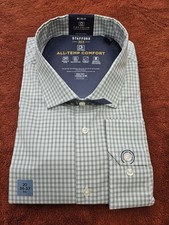 STAFFORD MEN DRESS SHIRT SIZE 20,36-37 NWT
