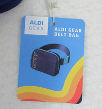 ALDI Gear Belt Bag Navy Blue Fanny Pack