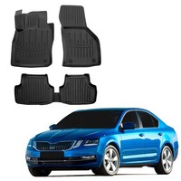 Gummi FußMatten Gummimatten FüR Skoda Octavia 3 2013-2020 5-Tlg Scoutt