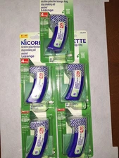 Nicorette Mini 4mg Lozenges Mint 20 per pk. A 5 Pack Lot Help Quit Smoking New