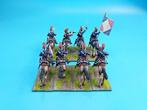 Lanciatori a cavallo leggeri francesi dipinti napoleonici 28 mm linea Fre17 - Foto 3 di 5