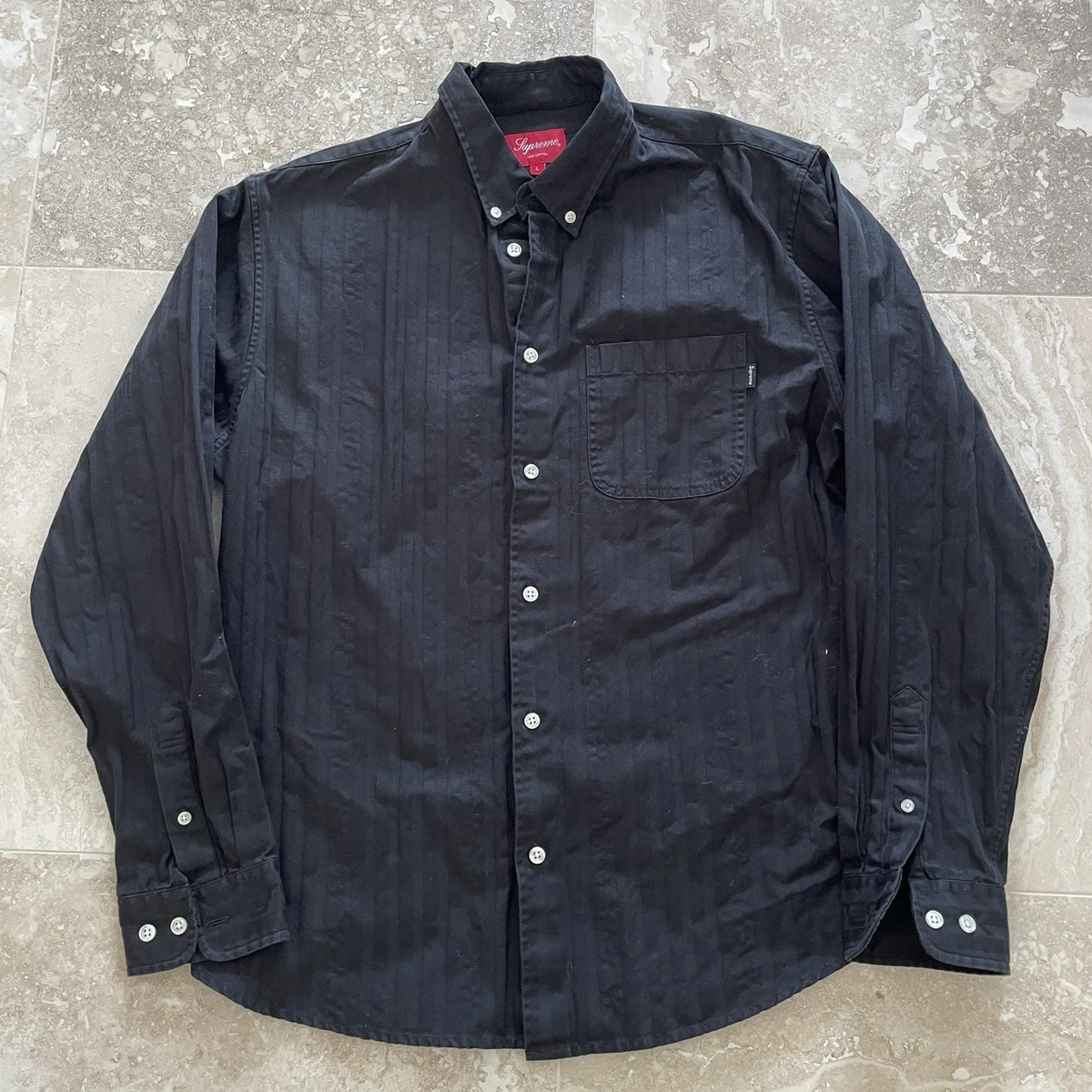 Supreme Black Casual Button-Down Shirts for Men for sale | eBay