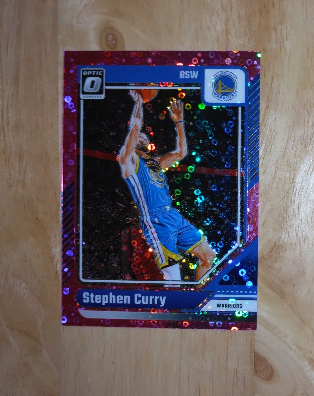 2024-25 Panini Optic Basketball Stephen Curry #155 Pink disco /25 SHARP! SP