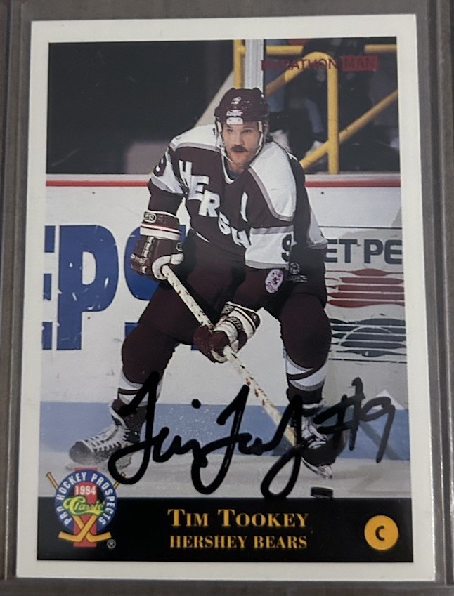 1993-94 Classic Pro Prospects #84 Tim Tookey Hand Signed Auto Autograph Flyers