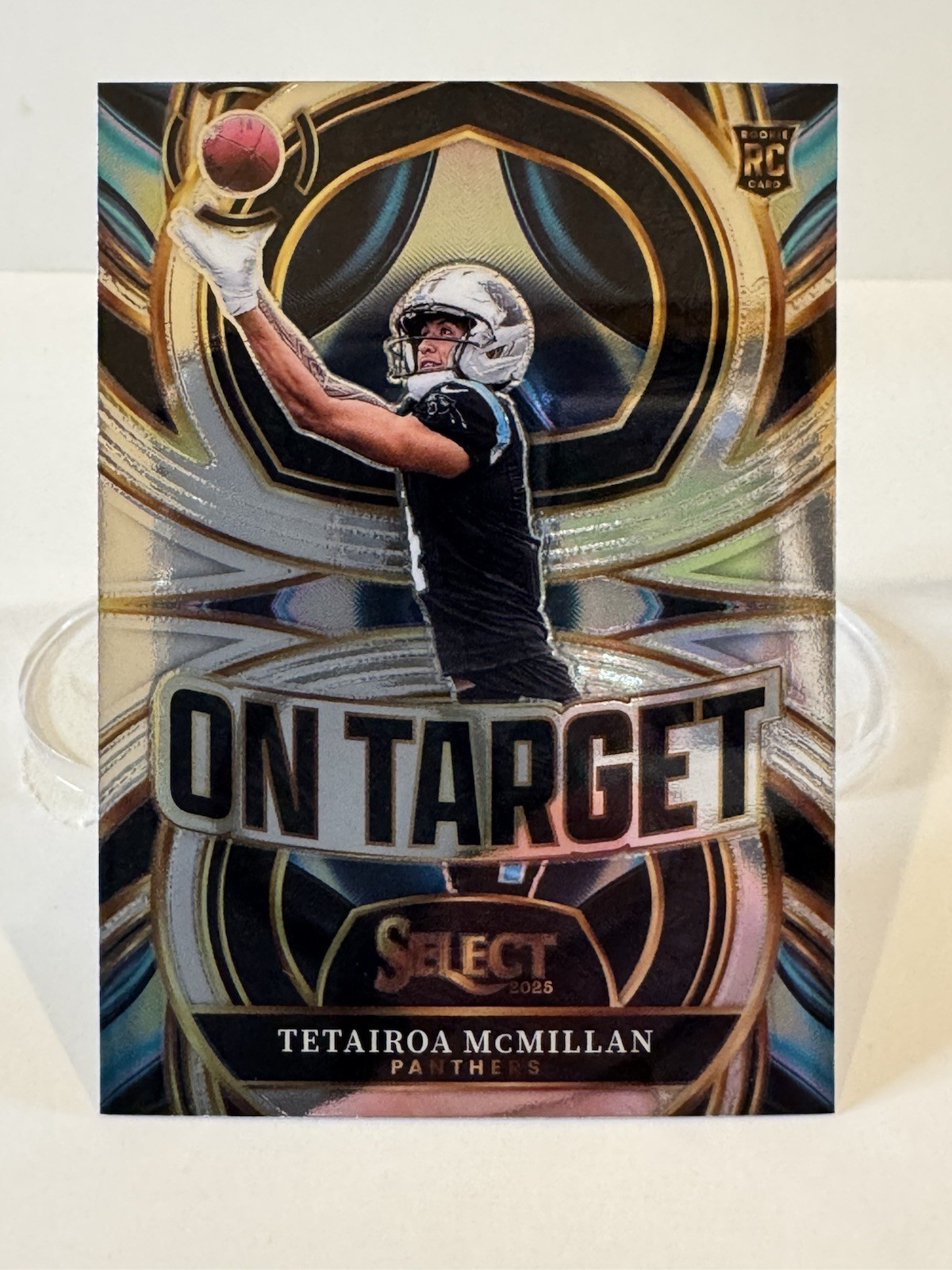 2025 Panini Select - On Target Tetairoa McMillan #3 (RC)