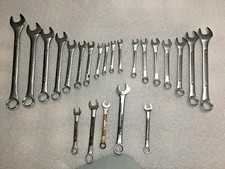 Lot Of 18 Standard and Metric Chrome Vanadium Combination Wrench Set and 5 More