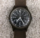 Men's Vintage 1990 MILITARY Watch TIMEX "Camper". Manual Wind