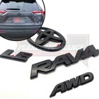 4PCS Blackout Emblem Overlay Kit For 2019-2023 2024 2025 Rav4 LE AWD Accessories