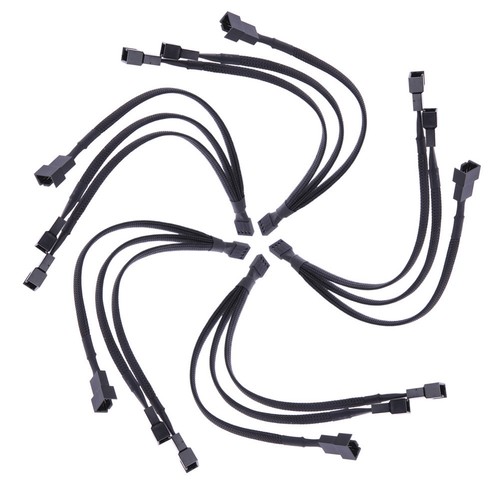 CPU 4PIN PWM 1 to 3 Conversion Network Cable 30CM Cooling Fan Conversion Cable - Photo 2/5