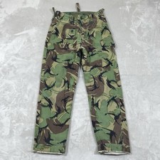 60s Vtg Military 1968 Pattern British Army DPM Camo Pants Trousers 31x30 *worn
