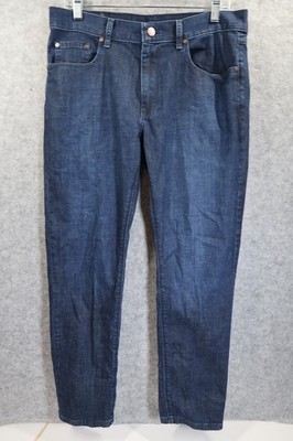Mott & Bow Men's Slim Fit Dark Wash Denim Jeans Size 33x30 Actual (34X30)