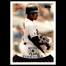 Curtis Goodwin Rookie #109T 1995 Topps Traded - Rookies Baltimore Orioles Card. rookie card picture