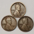1916 P D S Lincoln Wheat Cents, (3) Penny Lot, Great For Albums - LH-16A