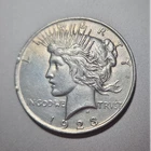 1923 Peace Dollar $1 Coin 90% Silver Philadelphia Mint Circulated