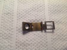 Antica lente d'ingrandimento pieghevole inglese "contatore filo lino ottone"