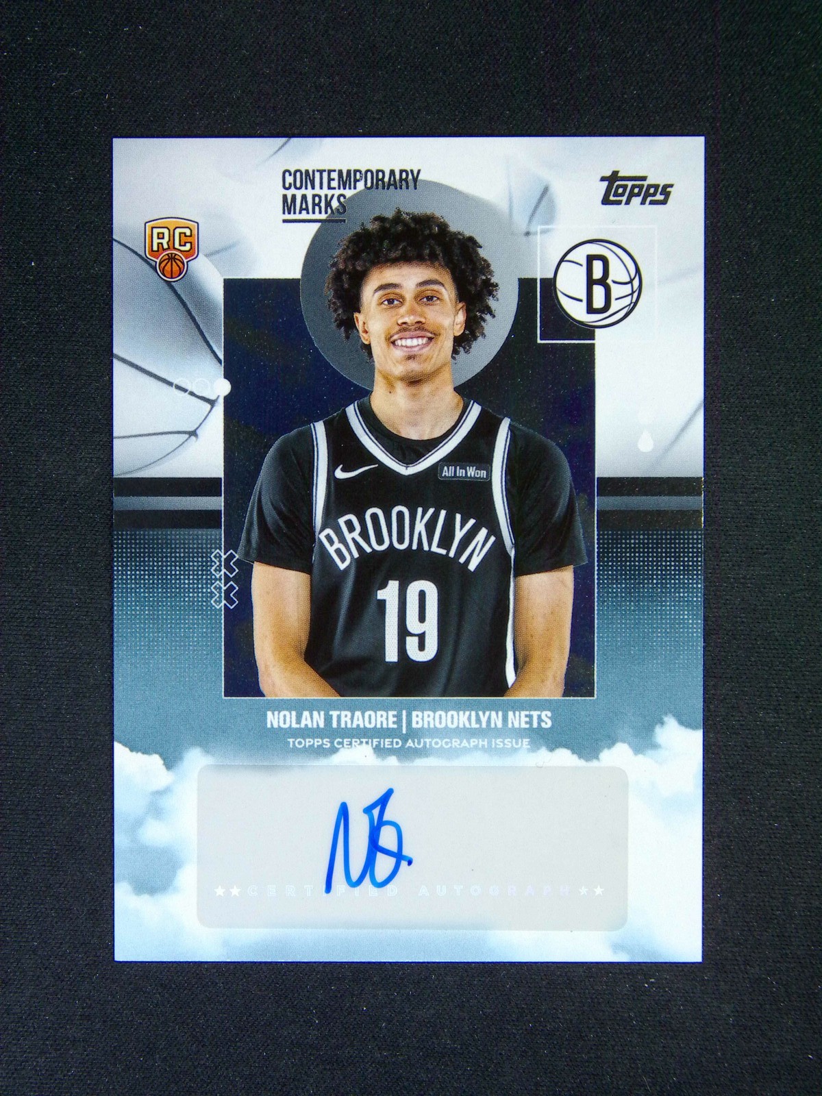 2025-26 Topps Flagship NBA Nolan Traore RC Rookie Contemporary Marks Auto