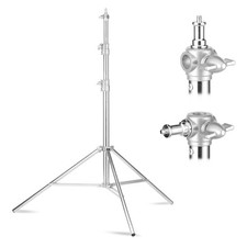 Heavy Duty Light Stand 9.18ft/2.8m Stainless Steel Light Stand for Head Light...