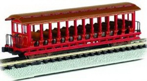 Bachmann 19399 N pintado e iletrado Jackson Sharp Exc. Coche (rojo, plata) LN | Condition: Used