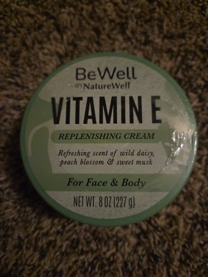 Be Well By Nature Well Vitamin E Replenishing Cream Daisy Peach Musk Face Body