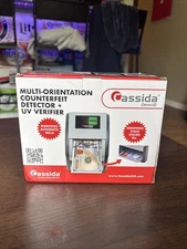 Cassida Omni-ID 2-in-1 Currency Counterfeit Detector w/ UV LED Light ID Verifier