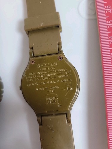 6 Vintage Jurassic Park The Lost World 1997 Watches Untested Parts/Repair - Picture 4 of 11