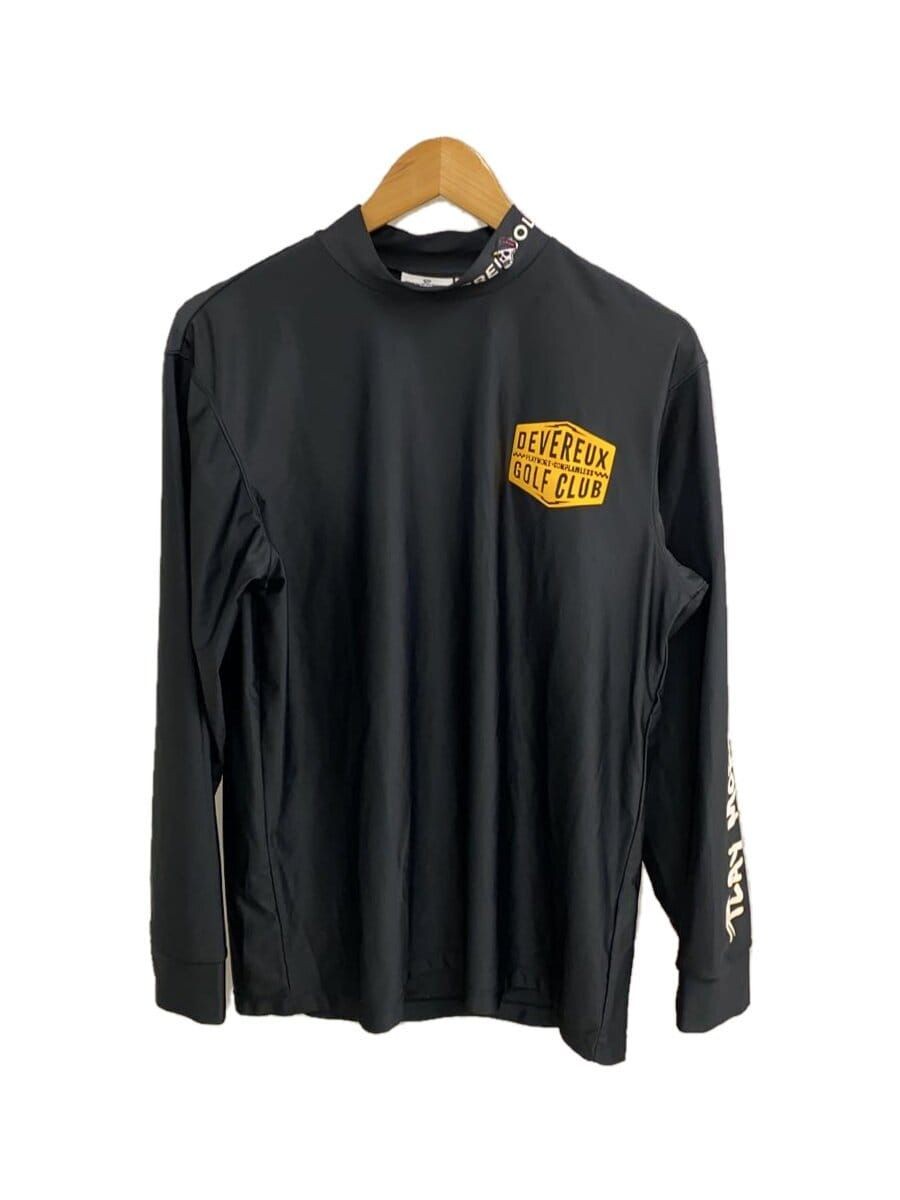 ALTRA Camicia manica lunga T DEVEREUX GOLF altre marche M poliestere stampa nera usata