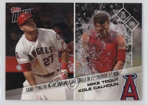2017 Topps Now 84 Mike Trout / Kole Calhoun