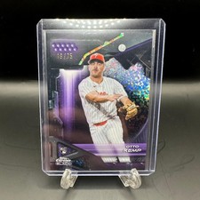 2026 Topps Chrome Black Purple Mini Diamond Refractor Otto Kemp RC /75 Phillies