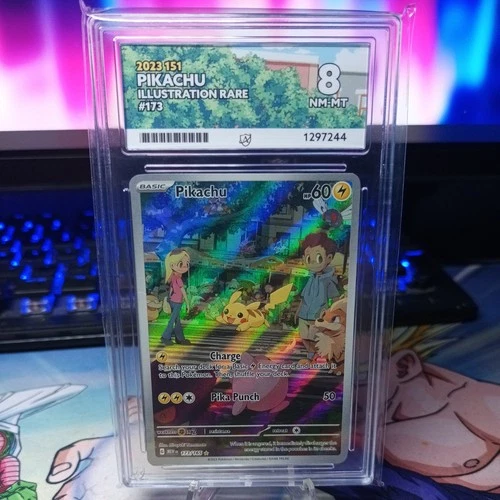 Pikachu 173/165 151 Illustration Rare 2023. ACE 8 NEAR MINT - MINT.