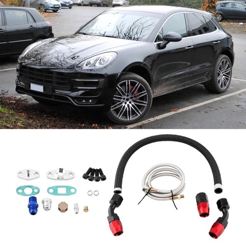 Ι Turbo Oil Feed Return Line AN10 Fitting Adapter Flange Kit For T3 T4 GT35 T70 - Picture 9 of 9