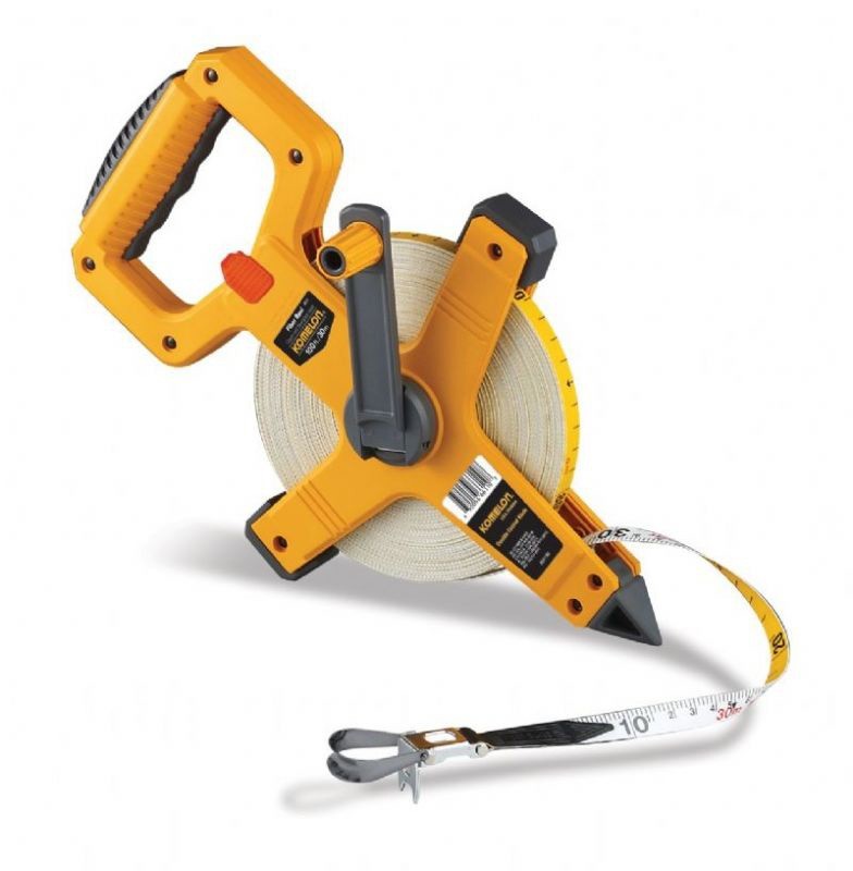 Komelon 6611IM Open Reel Fiberglass Tape Measure, 100-Feet