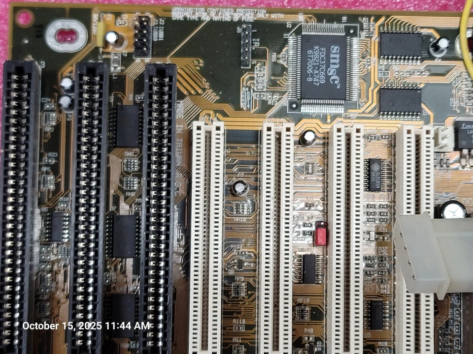 Placa madre vía MVF3, CPU Pentium 200 MHz, 32 MB RAM AGP ISA retro juegos #ME8E Foto 4 de 4