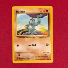 Machop 52/102 Pokemon TCG Base Set Vintage Card