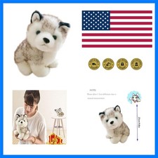 9.8" Stuffed Husky Dog Plush,Puppy Stuffed Animal Husky