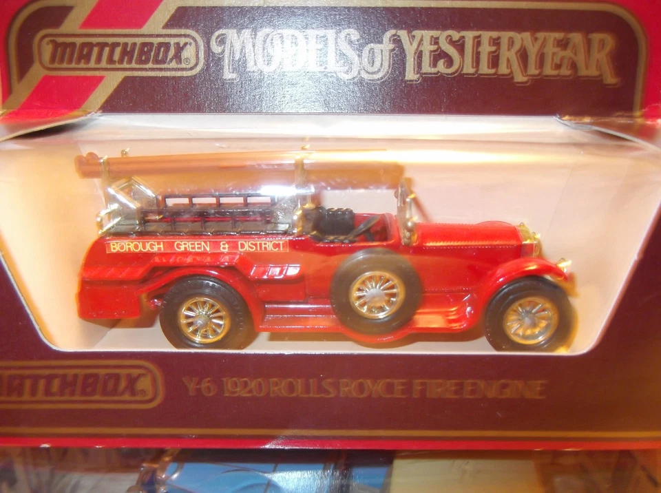 Matchbox Models of Yesteryear - 3x OVP - Ambulance, Fire Engine & Duesenberg. - Bild 3 von 4