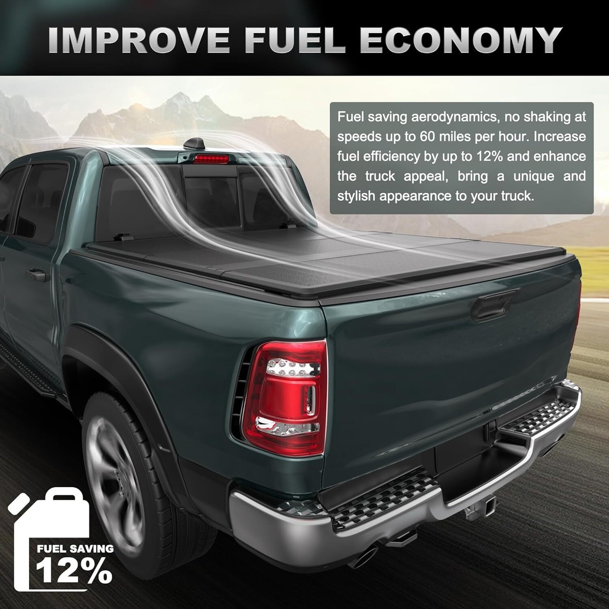 Front Tow Hooks With Bezels For 2013-2018 Ram 1500 - Left & Right Set Powder Coated