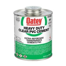  1 - 32 Oz Oatey Heavy-Duty Clear PVC Pipe Joint Cement