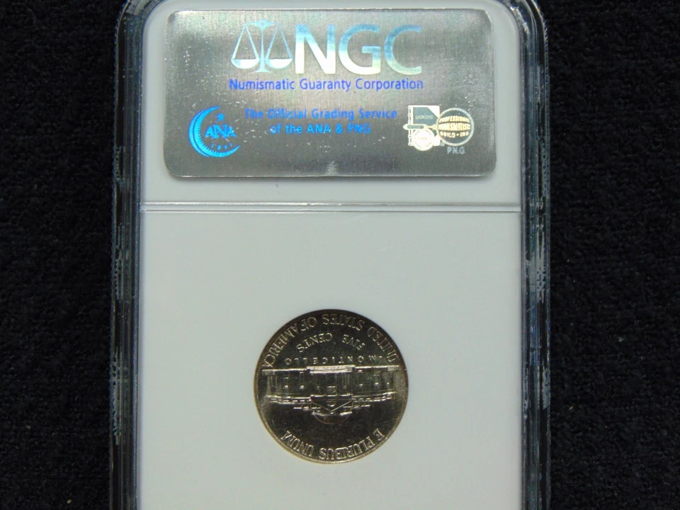 2000-P JEFFERSON NICKEL 5C NGC MS 65  - Image 2 of 2