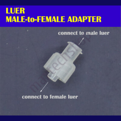 Luer Lock Male to Female Fitting Adapter Joiner Converter Coupling Part Joiner