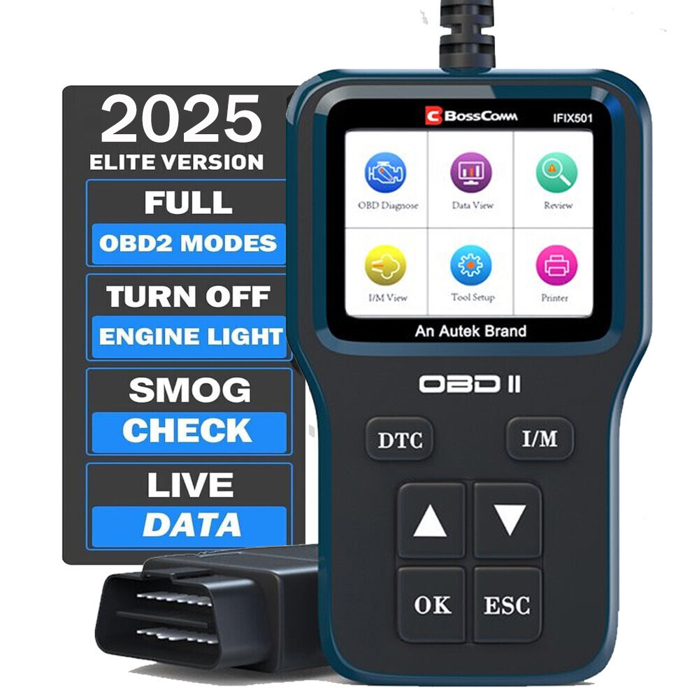 OBD2 Scanner with Live Data for Car Diagnostics and Check Engine Light Code Reader-image
