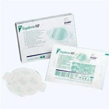 Tegaderm HP  Transparent Film Dressing 4" x 4-1/2" Oval Shaped BX of 50