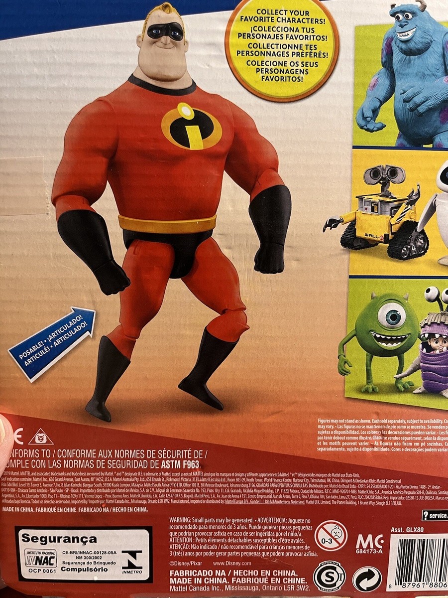 Disney Pixar Mr. Incredible Figure Incredibles Toys Pixar Posable