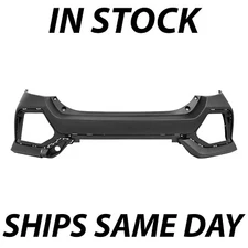 NEW Primered - Rear Bumper Cover for 2020 2021 Honda Civic Hatchback w/ Tow Hook
