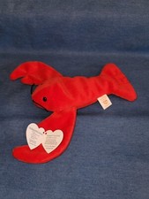 1993 Ty Beanie Baby Pinchers the Lobster Style 4026 PVC Pellets