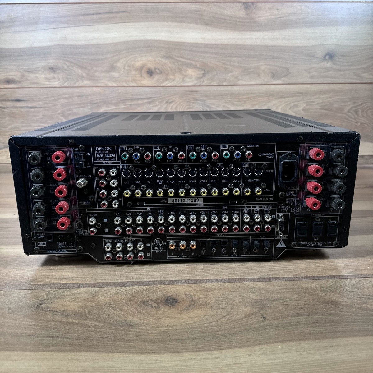 Denon AVR-4802R AV Surround Receiver AM/FM 7.1-Channel THX