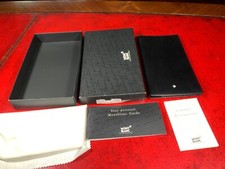 Montblanc Meisterstück portafoglio lungo in pelle agenda tascabile 30611