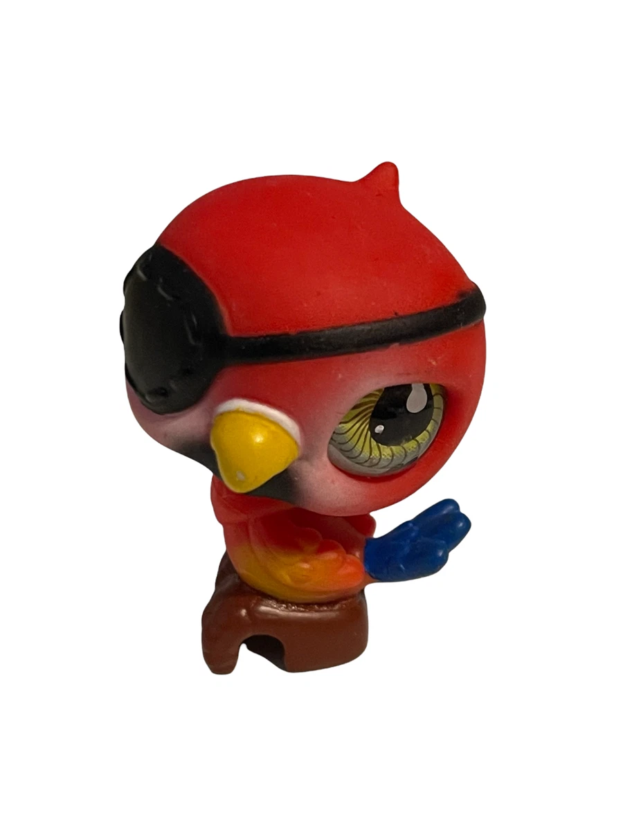 Littlest Pet Shop 331 Red Parrot Bird From Portable Pets